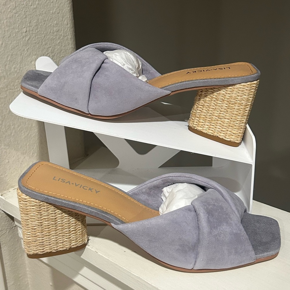 Lisa Vicky Women's Elegant Lavender Heels